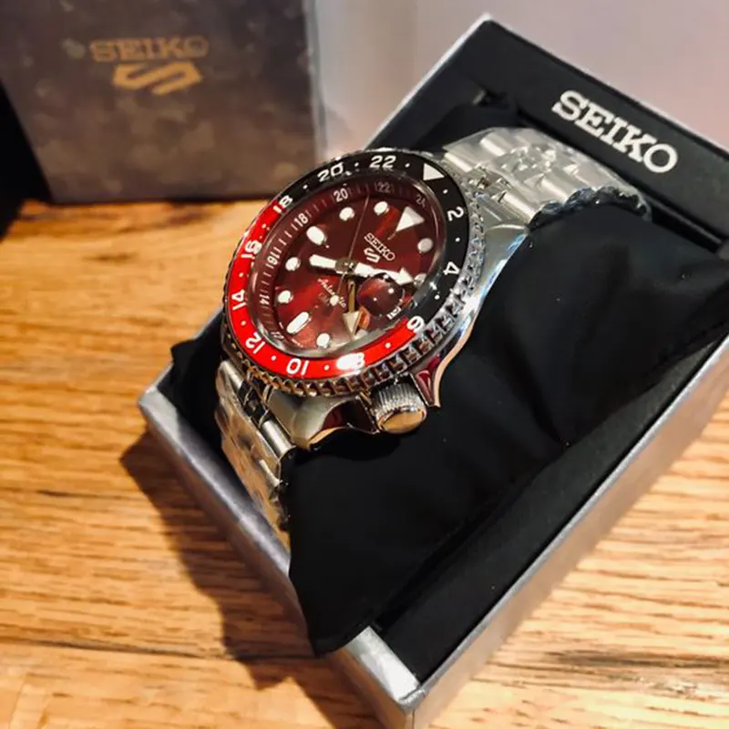 Seiko 5 Sports GMT  LIMITED EDITION Red Passion Men’s Watch- SSK031K1